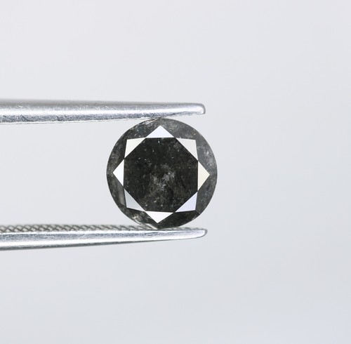 Diamant sel poivre rond - diamant, et