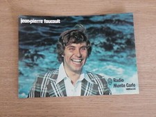 Carte postale vintage publicitaire radio monté Carlo jean pierre foucault neuf 
