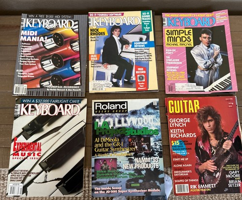 Keyboard magazine 1986 - magazine,