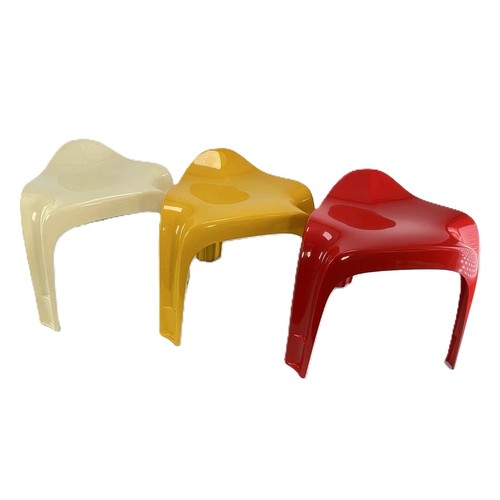 Lot tabourets vintage - de, 3