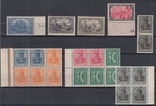 KX26539/ GERMANY REICH – 1916 / 1919 MINT MNH SELECTION – VERY HIGH CV