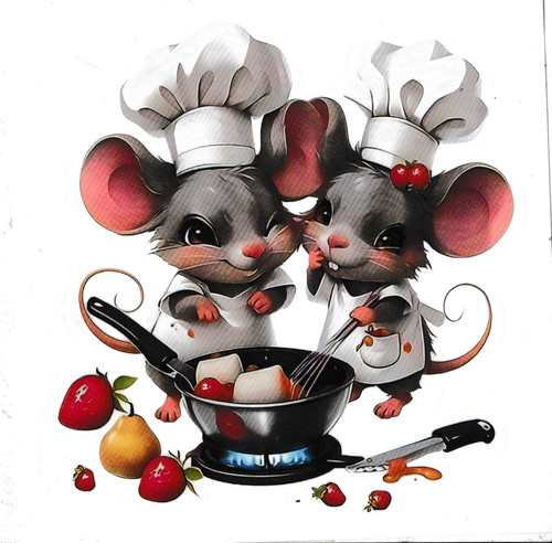 Adhésifs stickers souris - stickers,