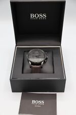 Montre Hugo Boss Navigator Noir Chronographe, Montre analogique, Quartz, Homme 