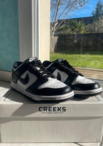 Nike dunk low noir blanc - noir, et
