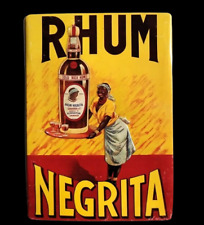 Plaque publicitaire Rhum negrita