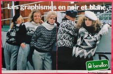 Publicité de Presse: Look BENETTON Chaussures ARCHE Cosmetics EDONIL et BIODROGA