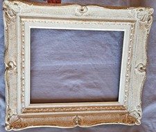 Cadre montparnasse vintage - Bois sculpté & patiné - Format 6 F châssis 41 x 33