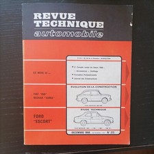 revue technique Ford Escort 1 1100 1300 1300 GT 940 Rta escort 1 I 1.3 Gt 1.1 