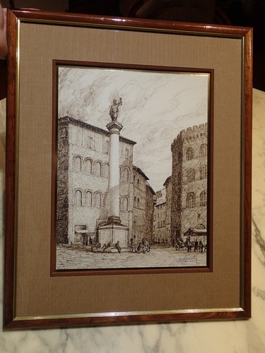 1961 florence italie dessin - florence,