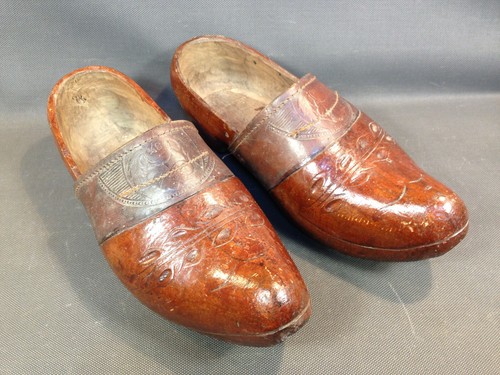 Ancienne paire sabots - paire, de