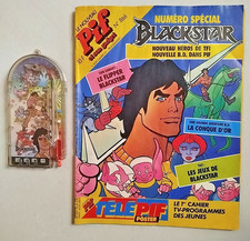 Pif Gadget N° 866 SPECIAL BLACKSTAR 1985 avec le flipper Blackstar