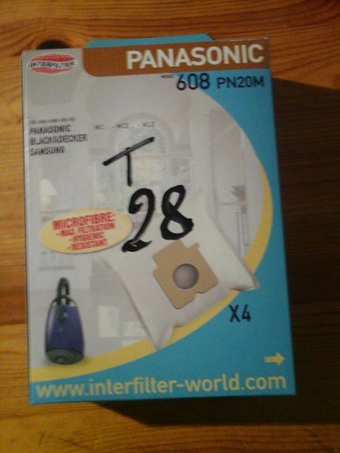 Poches aspirateur panasonic - poches,
