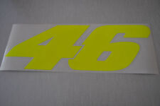 STICKERS FLUO  N 46  70x200mm  ROSSI Moto GP ,vr46 autocollant moto FLUO