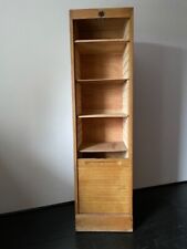 classeur bureau bois volet roulant vintage