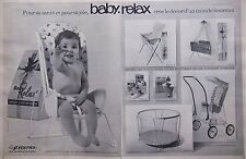 PUBLICITÉ BABY RELAX POUR SA