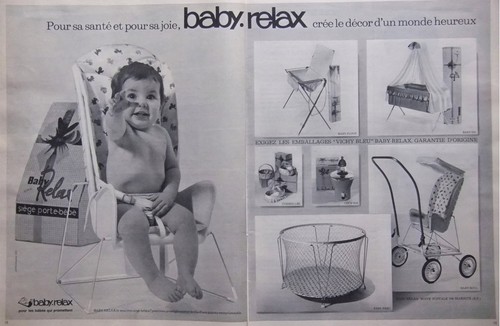 Publicité baby relax pour - baby,
