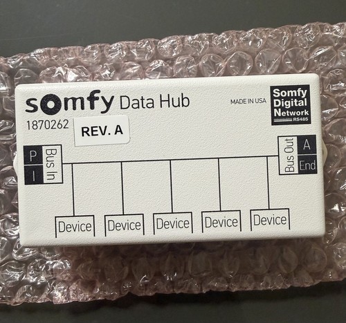 Somfy data hub - data,