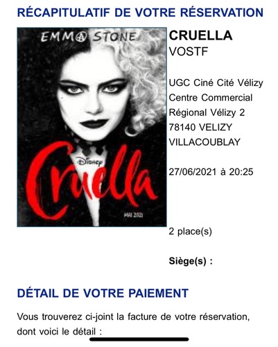Places cinema pour - cinema,