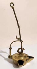 Ancienne Lampe a Huile Bronze