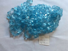 lot de 300 perles en verre transparent BLEU Turquoise pampilles pour lustre