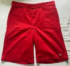 Lot 2 shorts Dickies homme – Taille 38 – Rouge & Bleu marine 