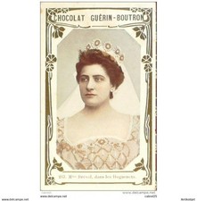 Chromo chocolat Guerin Boutron (celebrites) Breval Lucienne Soprane 263
