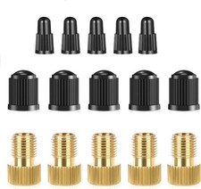 5 Pack Brass Presta Valve