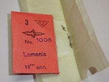 Lemania balance staff 19"' chrono (ht.537) axe de balancier Unruhwelle DCN 1006