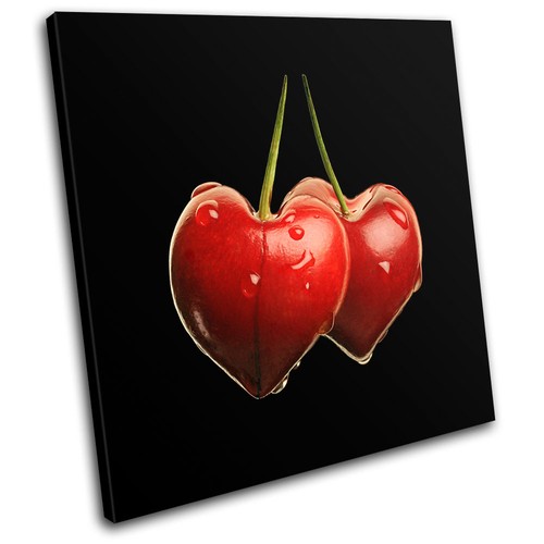 Cherries hearts love food - love,