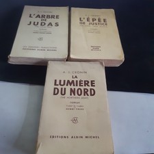 Lot 3 livres A. J CRONIN ed