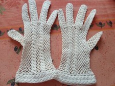 GANTS ANCIENS AU CROCHET