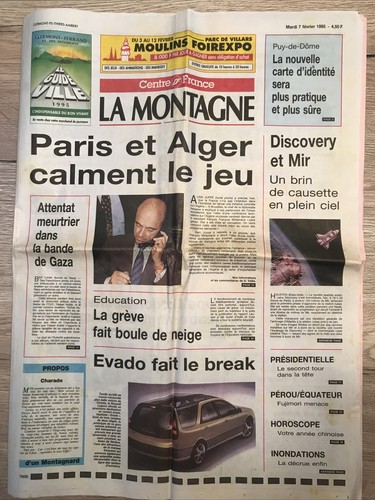 Journal montagne - journal, "la