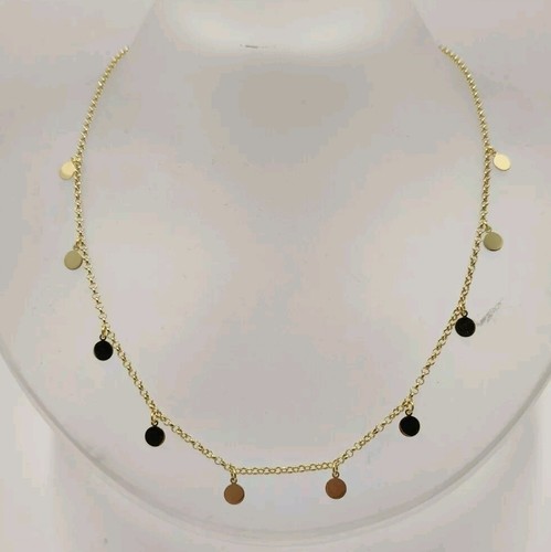 Collier 18k 750 mls - or, avec