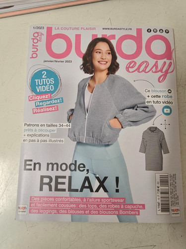 Magazine burda easy - easy, 01/2023