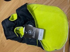 Manteau matelassé imperméable à la douche noir taille S Silver Paw Pets At Home Dog Coat