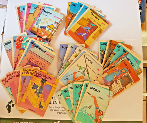 Jeu cartes ancien 7 - jeu,