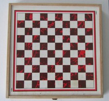 coffret de jeux en bois