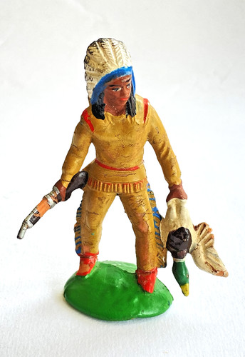 Indien chasseur fusil - indien, au