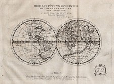 Carte Du Monde Mappemonde Île De Californie Carte Carte Briet 1649