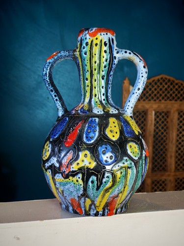Vase céramique émaillé - vase, en