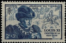 FRANCE 1945 JOURNÉE DU TIMBRE  YT n° 743 Neuf ★★ luxe / MNH
