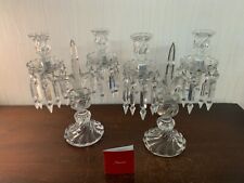 Paire de girandoles en cristal de Baccarat (prix des deux)