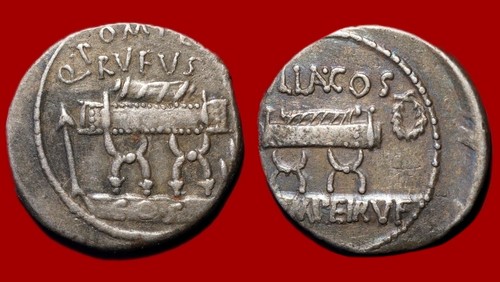 Denier romain pompéia - denier, –