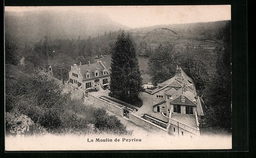 Cpa peyrieu moulin 1933 - cpa,