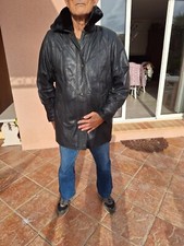 VESTE 3/4 en CUIR AGNEAU