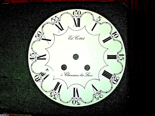 Cadran horloge comtoise - , dial