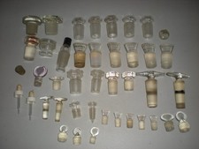 Lot de 42 bouchons pour éprouvettes tubes à essai materiel de chimie laboratoire