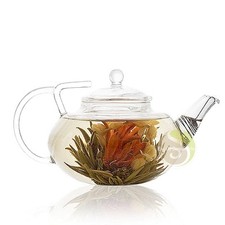 Théière en verre filtre inox Escale Sensorielle thé infusion tisane