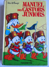 livre Manuel des Castors Juniors E.O de 1970 -bon état - scoutisme , BD , Disney