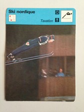CARTE EDITIONS RENCONTRE 1977 / SKI NORDIQUE - TAXATION